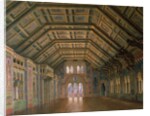 Design for the Great Hall of the Meistersinger of Nuremburg, the Royal Castle of Neuschvanstein, 1878 by Christian Jank