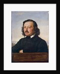 Portrait of Berthold Auerbach, 1846 by Rudolf Julius Benno Huebner