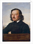 Portrait of Berthold Auerbach, 1846 by Rudolf Julius Benno Huebner