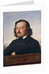 Portrait of Berthold Auerbach, 1846 by Rudolf Julius Benno Huebner