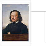 Portrait of Berthold Auerbach, 1846 by Rudolf Julius Benno Huebner