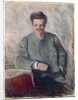 Portrait of Johan August Strindberg by Edvard Munch