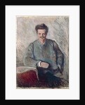 Portrait of Johan August Strindberg by Edvard Munch