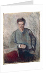 Portrait of Johan August Strindberg by Edvard Munch