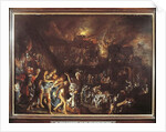 The Burning of Troy, c. 1604 by Adam Elsheimer