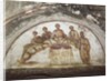 Fresco depicting banquet scene by Roman