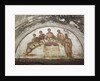 Fresco depicting banquet scene by Roman