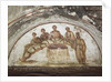 Fresco depicting banquet scene by Roman