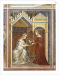 Salome offering the head of John the Baptist to her mother Herodius, c.1350-60 by Italian School