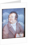 Portrait of Jean Paul, 1815 by German School