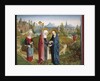 The Visitation, 1485 by Master of the Aachen Altar