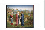 The Visitation, 1485 by Master of the Aachen Altar