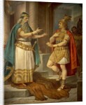 King Sigurd meets the wise hermit Grypin by Wilhelm Hauschild