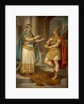 King Sigurd meets the wise hermit Grypin by Wilhelm Hauschild