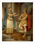 King Sigurd meets the wise hermit Grypin by Wilhelm Hauschild