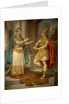 King Sigurd meets the wise hermit Grypin by Wilhelm Hauschild
