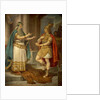 King Sigurd meets the wise hermit Grypin by Wilhelm Hauschild