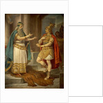 King Sigurd meets the wise hermit Grypin by Wilhelm Hauschild