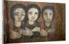 Detail of wall painting by School Ethiopian