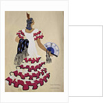 Costume design for the character of Conception from the opera 'L'heure Espagnole', 1907 by French School