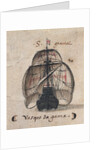 Vasco da Gama's Caravel by Portuguese School
