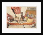 Housemaid, breakfast tray, detail by Carl Larsson