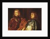 Portrait of two young men by Anthony van (after) Dyck