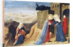 Mary's visit to Elizabeth, c. 1430 by Fra Angelico