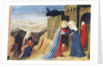 Mary's visit to Elizabeth, c. 1430 by Fra Angelico
