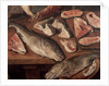 Fish market, 1569, Detail by Joachim Beuckelaer or Bueckelaer