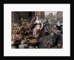 Woman selling fruit and vegetables, c.1590 by Arnout de Muyser