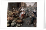 Woman selling fruit and vegetables, c.1590 by Arnout de Muyser