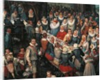 Wedding Banquet, Detail by Jan the Elder Brueghel