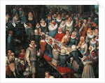 Wedding Banquet, Detail by Jan the Elder Brueghel