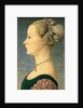 Portrait of Young Woman, 1470-1472 by Antonio Pollaiuolo