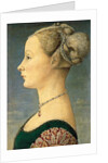 Portrait of Young Woman, 1470-1472 by Antonio Pollaiuolo