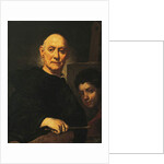 Self Portrait in the Act of Painting, 1732 by Giuseppe Ghislandi