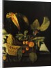 Still life with flowers and fruit by Michelangelo Merisi da Caravaggio