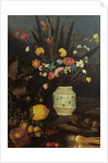 Still life with flowers and plants by Michelangelo Merisi da Caravaggio