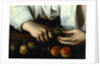 Boy Peeling Fruit, detail, 1591 by Michelangelo Merisi da Caravaggio