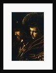 Faces of two men by Michelangelo Merisi da Caravaggio