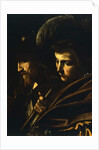 Faces of two men by Michelangelo Merisi da Caravaggio