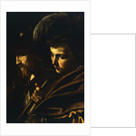 Faces of two men by Michelangelo Merisi da Caravaggio