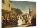 A Party at Villa Widmann, c.1750 by Andrea Pasto
