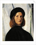 Portrait of young man with lamp, 1508 by Lorenzo Lotto