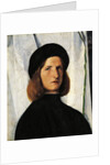 Portrait of young man with lamp, 1508 by Lorenzo Lotto