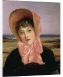 Girl with Pink Hat, 1883 by Jacques-Emile Blanche