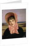 Girl with Pink Hat, 1883 by Jacques-Emile Blanche