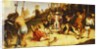 Martyrdom of St Stephen, division of Martinengo Altarpiece by Lorenzo Lotto by Lorenzo Lotto