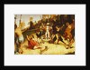 Martyrdom of St Stephen, division of Martinengo Altarpiece by Lorenzo Lotto by Lorenzo Lotto